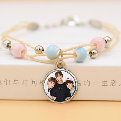 

Kpop BTS Bangtan Boys League Rope Gemstone Bracelet