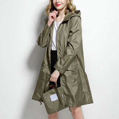 

Roseonmyhand Womens Rain Jacket Outdoor Waterproof Windproof Coat Outwear
