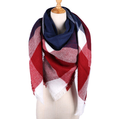 

Gobestart Unisex Fashion Winter Keep Warm Shawls Scarves Scarf Womens Mens Plaid Scarfs
