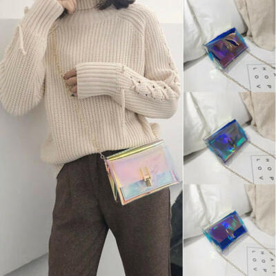 

Lovely Laser Crossbody Bag Women Chain Shoulder Messenger Bag Handbags Purse
