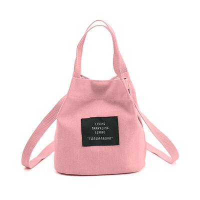 

Small Shoulder Handbags Canvas Women Crossbody Satchel Bucket Bags Clutch