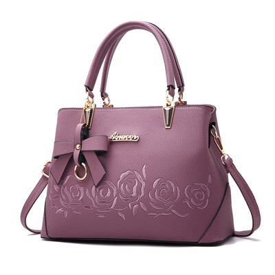 

Tailored Women Ladies Girls Fashion Bowknot Flower Shoulder Handbag Crossbody Tote Bag