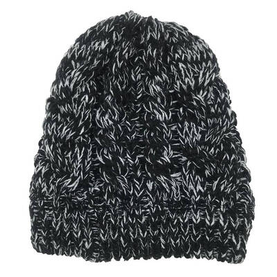 

2019 New Women Winter Warm Ponytail Messy Bun Beanie Cap Stretch Knitted Crochet Hats For Women Girls Ourdoor Accessories