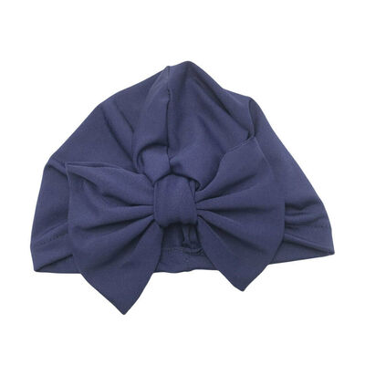 

Newborn Baby Girls Turban Soft Silk Beanie Bow Hat Cap Wrap Headwear Headband
