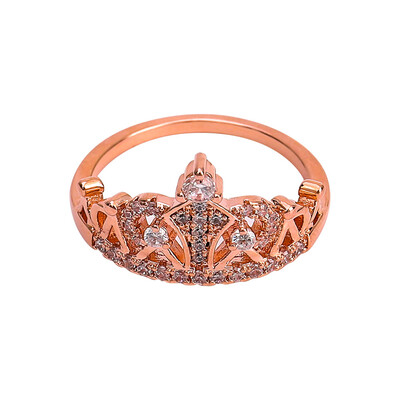 

Princess Crown Rings for women cubic zirconia micro pave setting engagement wedding rings female Jewelry accessories
