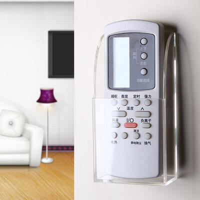 

Greensen Acrylic Air Conditioner Remote Control Holder Case Storage Box Wall Mount