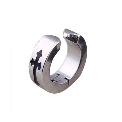 

Ear clip Love Goods Gifts PC Stainless Steel Sale Ear 2017 Faddish Hot Cross Accessories Studs