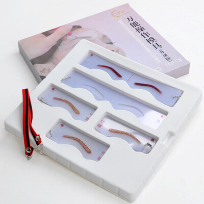 

〖Follure〗Microblading Training Permanent Makeup Supplies Eyebrow Shaping Stencils Card