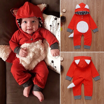 

Best Lovely Newborn Baby Boy Girl Kids Fox Bodysuit Romper Jumpsuit Clothes Outfit Costume