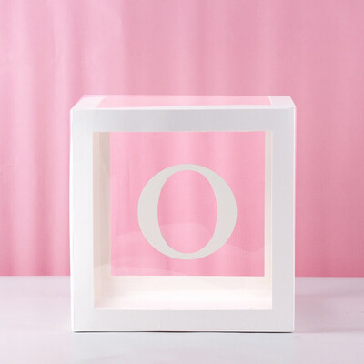

Toponeto Letter A- Z Transparent Gift Boxes Kid Birthday Baby Shower Party Decoration