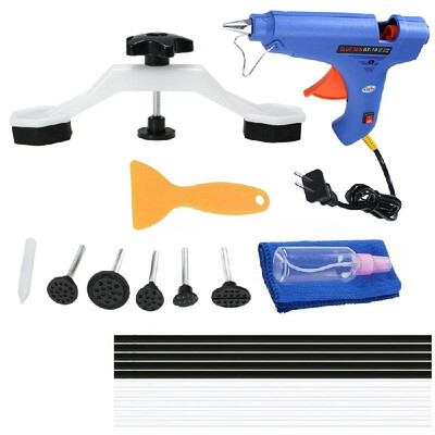 

Paintless Dent Repair Tools Kit Bridge Dent Puller Removal Tool with Glue Gun Glue Sticks for Auto Body Motorcycle Refrigerator Wa