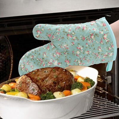 

Greensen 1PCS Cotton Heat Resistant Anti-Slip Cooking Glove Microwave Oven Kitchen Baking ToolCooking Glove Baking Tool