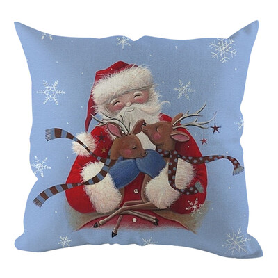 

Tailored Christmas Pillow Cover Pillowcases Decorative Sofa Cushion Cover Home Decoration