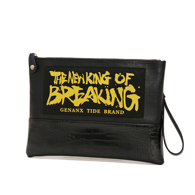 

Original Korean youth handbags fashion mens&womens wrist bag diagonal Crocodile envelope bag