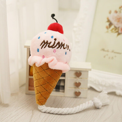 

Tailored Soft Blue Cone Ice Cream Sound Toy Bread Kid Gift
