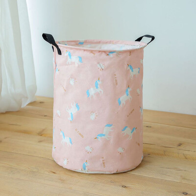 

Unicorn cotton&linen laundry folding clothes storage basket home storage