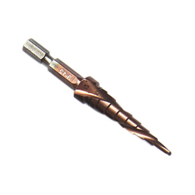 

1pc HSS Steel Cone 635mm Hex Shank Step Drill Bit Hole Saw Cutter Tool 3-12mm