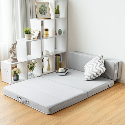 

4" Tri-Fold Sofa Bed Foam Mattress with Handles-Full Size