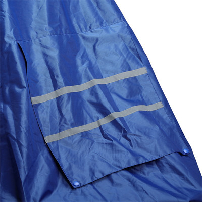 

V2 double motorcycle raincoat movable mask