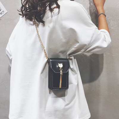 

Net red mini bag 2019 new wild fashion chain shoulder bag summer small fresh ins slung small bag