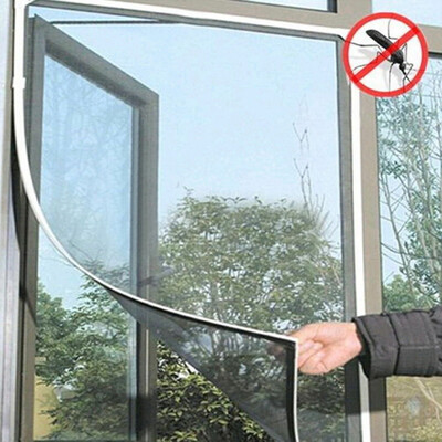 

Siaonvr White Door Fly Insect Anti Mosquito Bug Curtain Fly Screen Window Net Mesh