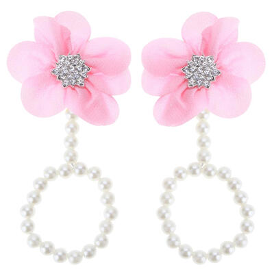 

Baby Pearl Shoes DIY Lace Pearl Diamond Flowers Baby Shoes