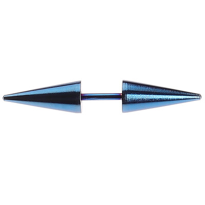 

1 Piece Unisex Punk Rock Personality Stainless Steel Spike Rivet Taper Stud Earrings 6 Colors