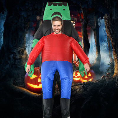 

Siaonvr Party Jumpsuit Costumes Inflatable Evil Spirit Carnival Funny Clothes Cosplay