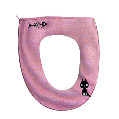 

Gobestart Bathroom Protector Closestool Soft Warmer All Shape Toilet Cover Seat Lid Pad