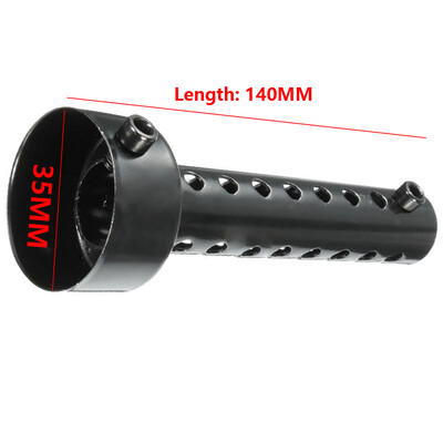 

1pc 34-35mm Exhaust Pipe Muffler Silencer 35cm Black For Motorcycle Accessory