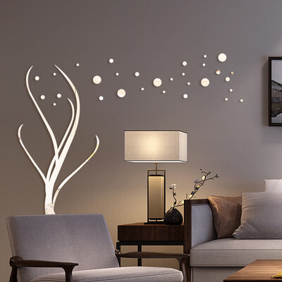 

〖Follure〗3D Diy Flower Shape Acrylic Wall Sticker Modern Stickers Decoration