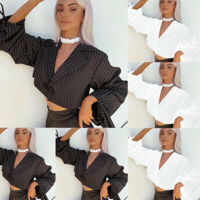 

Women Ladies Long Sleeve Slim Blazer Suit Coat Work Jacket Formal Suit Plus Size
