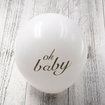 

FUNNYBUNNY 20pcs its a boy its a girl oh baby Printed Balloon Baby Shower Party Decoration