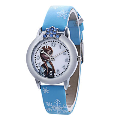 

Childrens Watch Ice Frozen Waterproof Quartz Watch Cute Cartoon Pupil Watch