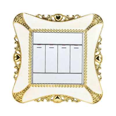 

〖Follure〗Home Switch Cover Square Shape Switch Wall Light Socket Stickers Room Decor GN