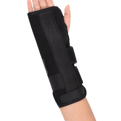 

Right Hand Black Wrist Brace Support Splint