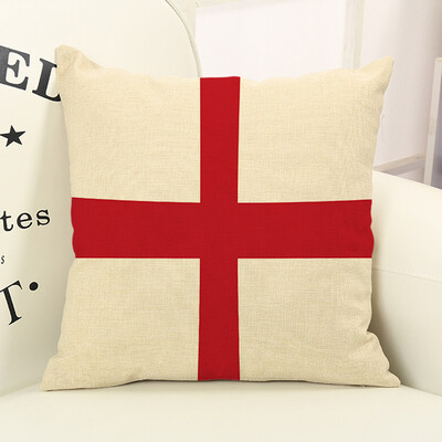 

Siaonvr National Flag Pillow Cases Linen Sofa Cushion Cover Home Decor