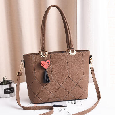 

2019 spring new womens bag ladies bag European&American fashion big bag elegant shoulder bag