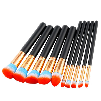 

Makeup Brushes Fashion Rose Gold Beauty Makeup Tools Brushes Cosmetics Soft Synthetic Hair Brushes Sets 10pcs