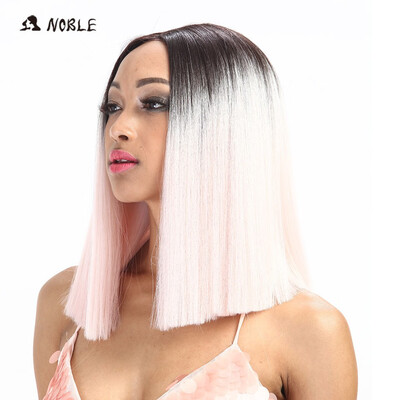 

Noble Hair Synthetic Lace Front Wig Straight Hair 14 Inch Lace Wigs For Black Women Ombre Hair Synthetic Lace Front Wig
