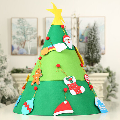 

Tailored DIY Three-dimensional Felt Cloth Christmas Tree large Christmas Hanging Gift