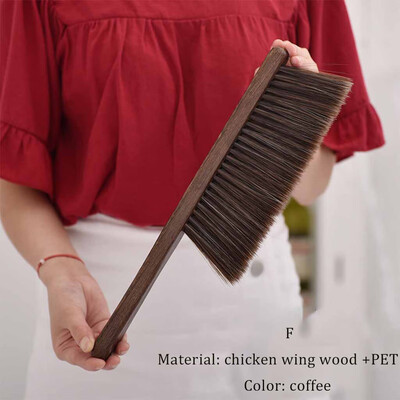 

〖Follure〗Wood Soft Hair Bed Brush Dusting Brush Without Lint Long Handle Cleaning Brush