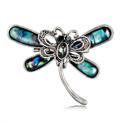 

Fashion Butterfly Brooch Clothes Accessories Gold-color Abalone Shell Insect Brooches Jewelry Pins For Suit Dress