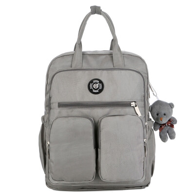 

Womens Nylon Backpack Mens Waterproof Travel Bag Tote