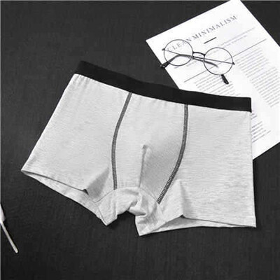 

Mens Underwear Pure Cotton Quadrangles Sports Air-permeable All-cotton Flat-angle Shorts