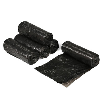 

100pcs Plastic Bag Trash Bags Waste Bin Bags 5 Rolls Garbage Bags 18"20"