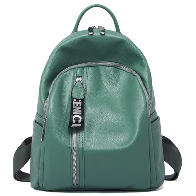 

2009 New Cowhide Leisure Womens Backpack Baitie College Wind Shoulder Bag