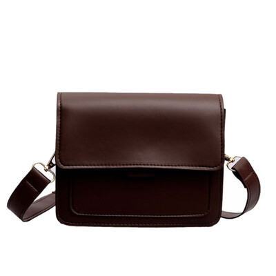 

Small Square Bag Wide Shoulder Strap Organ Bags Casual Solid Belt Decoration Shoulder Messenger Bag Big Capacity for women
