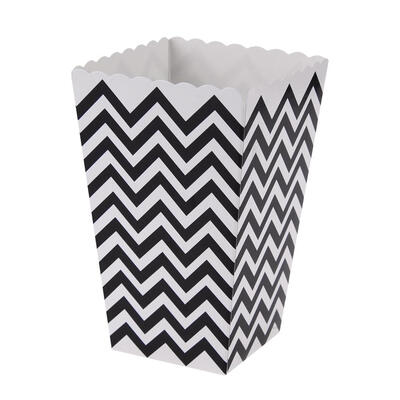 

12pcs Wave Pattern Folding Candy Popcorn Boxes for Birthday Party Wedding