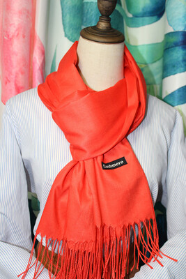 

Pashmina Cashmere Scarf Shawl Wrap Plain Stole Silk Soft Women Men Wool Warm Sol